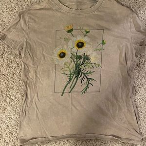 Sunflower graphic tee